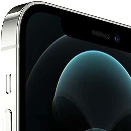 Apple iPhone 12 Pro Silber 128 GB Detailaufnahme des Handys