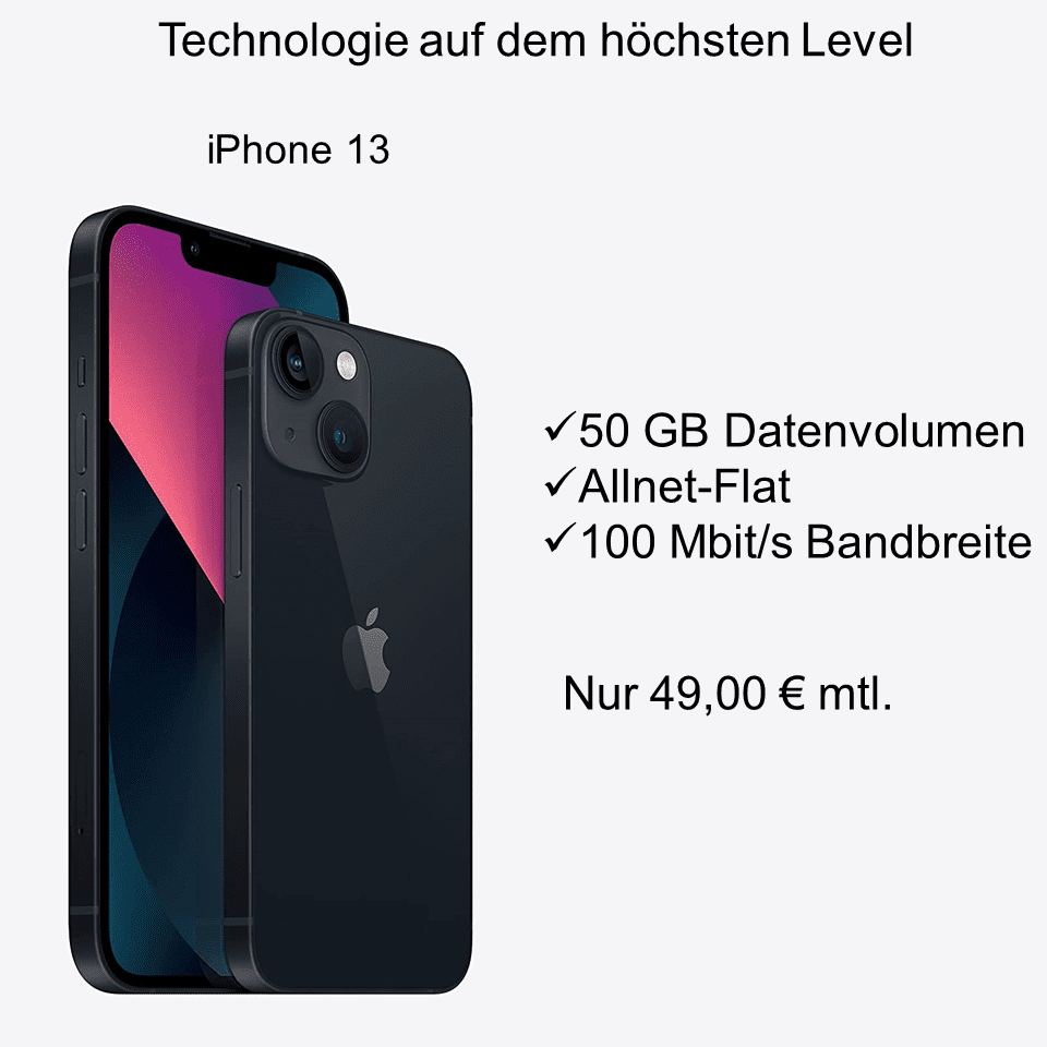 iPhone 13 50 GB Allnet-Flat